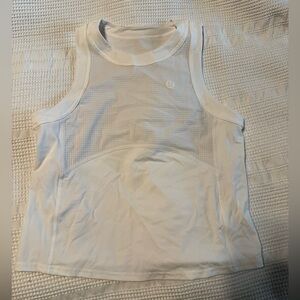Lululemon white running top